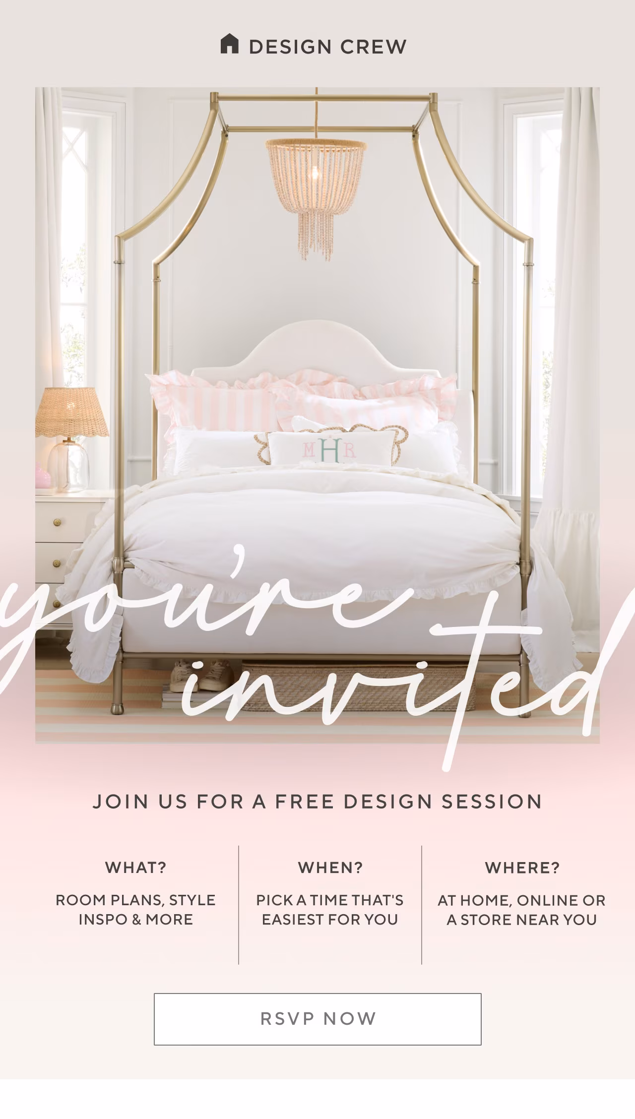 Join us for a free design session