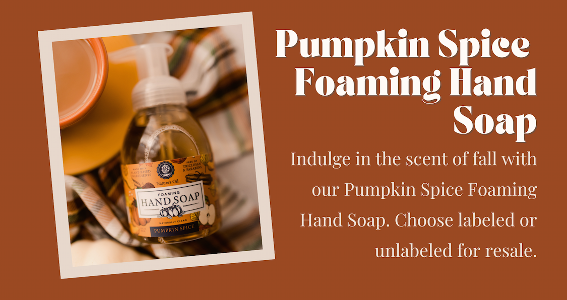 Pumpkin spice foaming hand soap