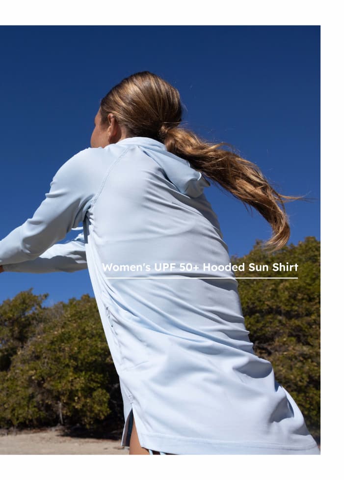 Women's UPF 50+ Hooded Sun Shirt