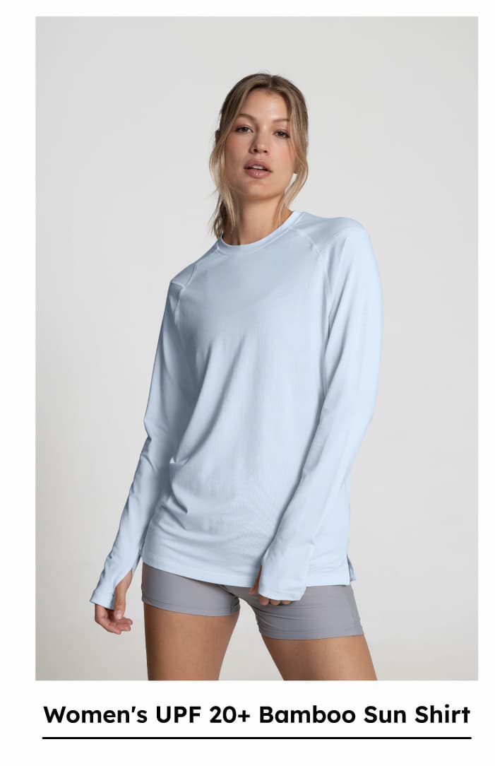Women's UPF 20+ Bamboo Sun Shirt