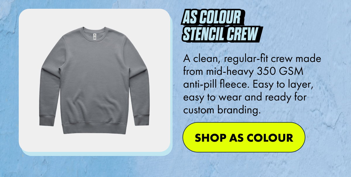 AS COLOUR STENCIL CREW | SHOP AS COLOUR
