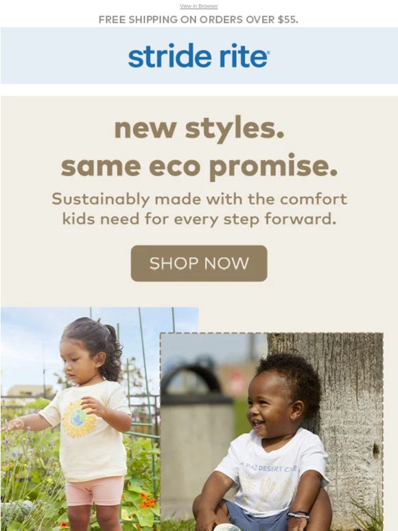 Mother Nature Called. 🌎 She Wants Your Kids in These Sustainable Shoes.