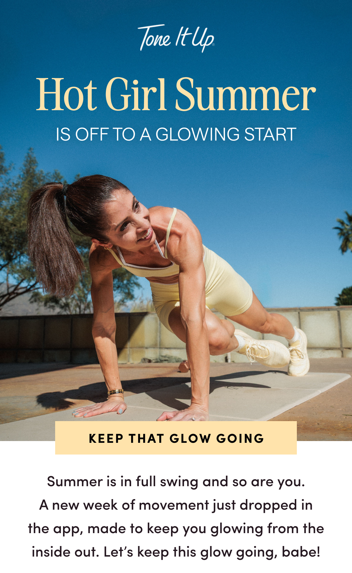 Keep That Glow Going Strong