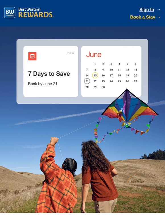 Take 20% off Your Summer Getaway