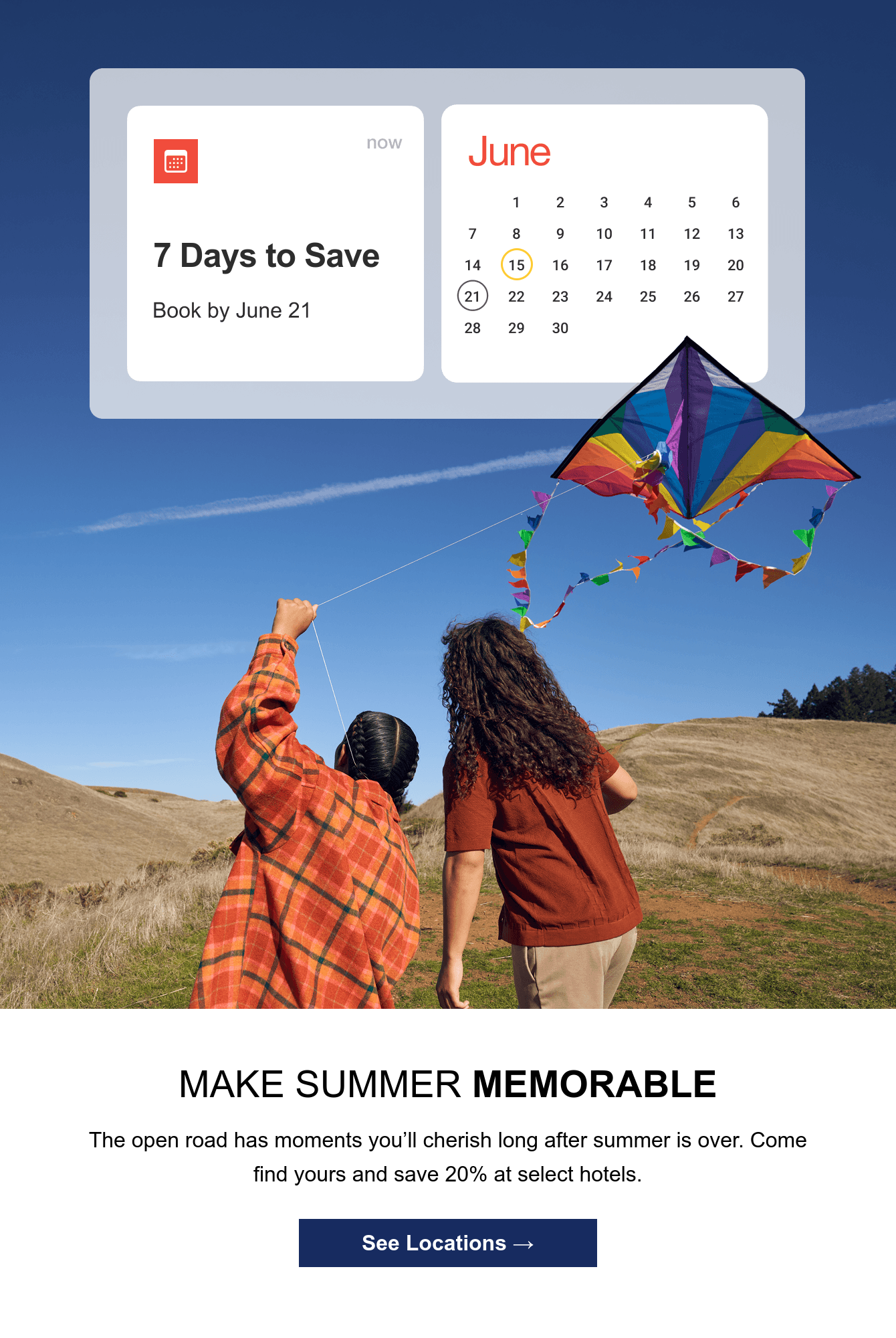 Book by June 21 to save 20%
