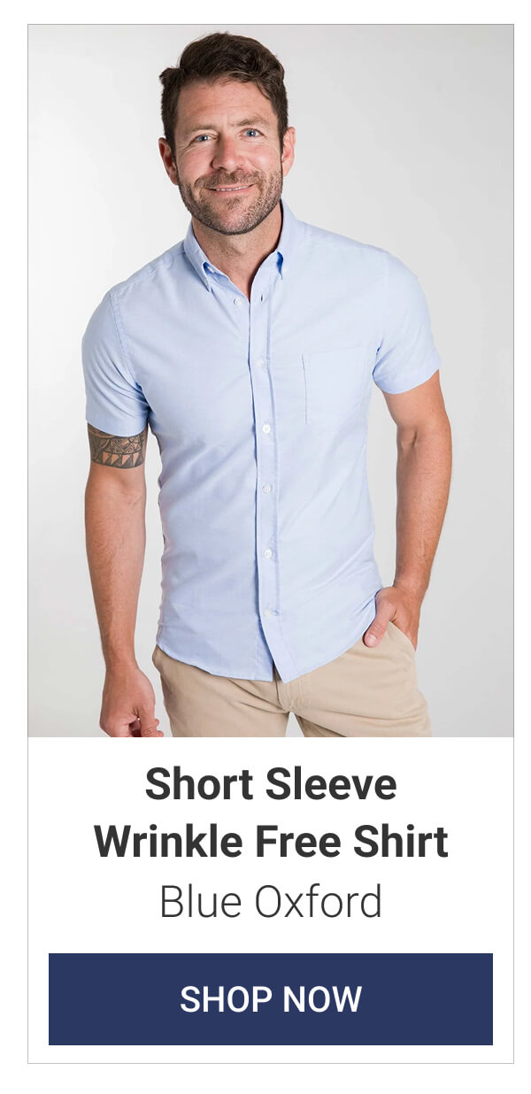 Blue Oxford Short Sleeve