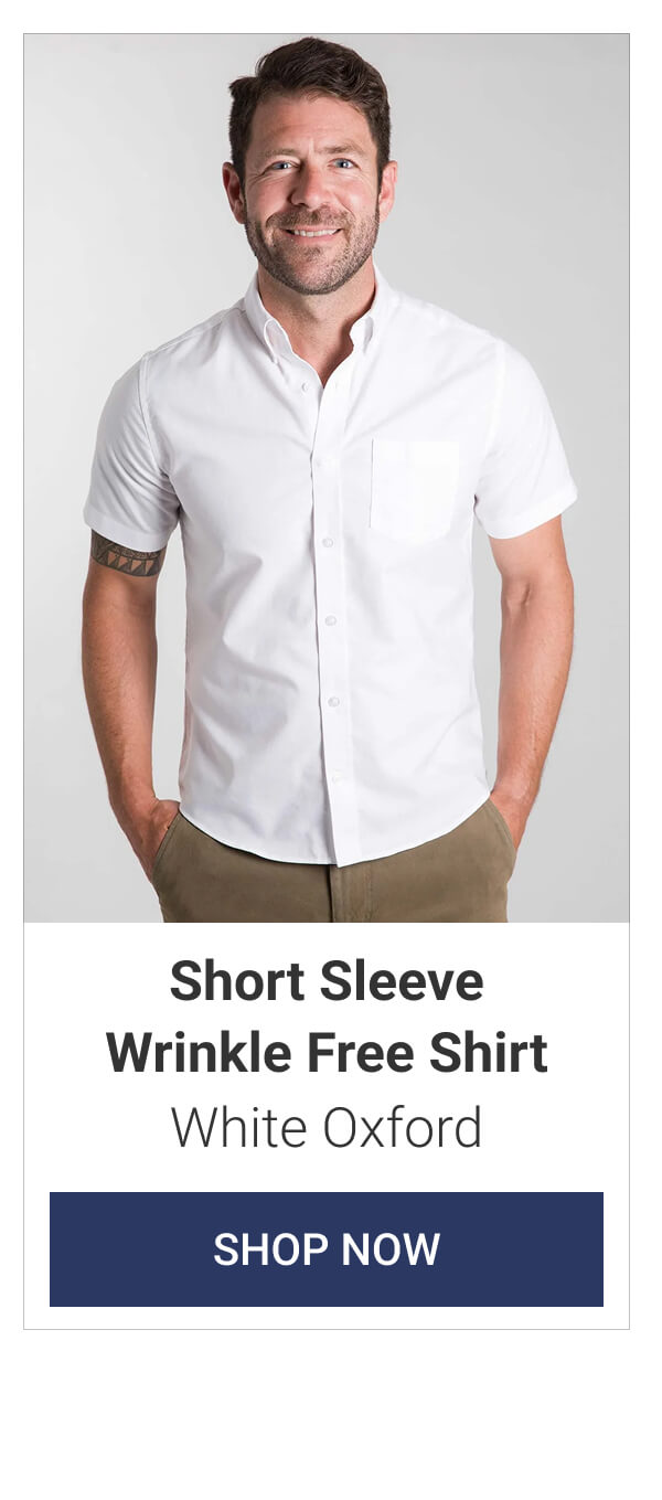 White Oxford Short Sleeve
