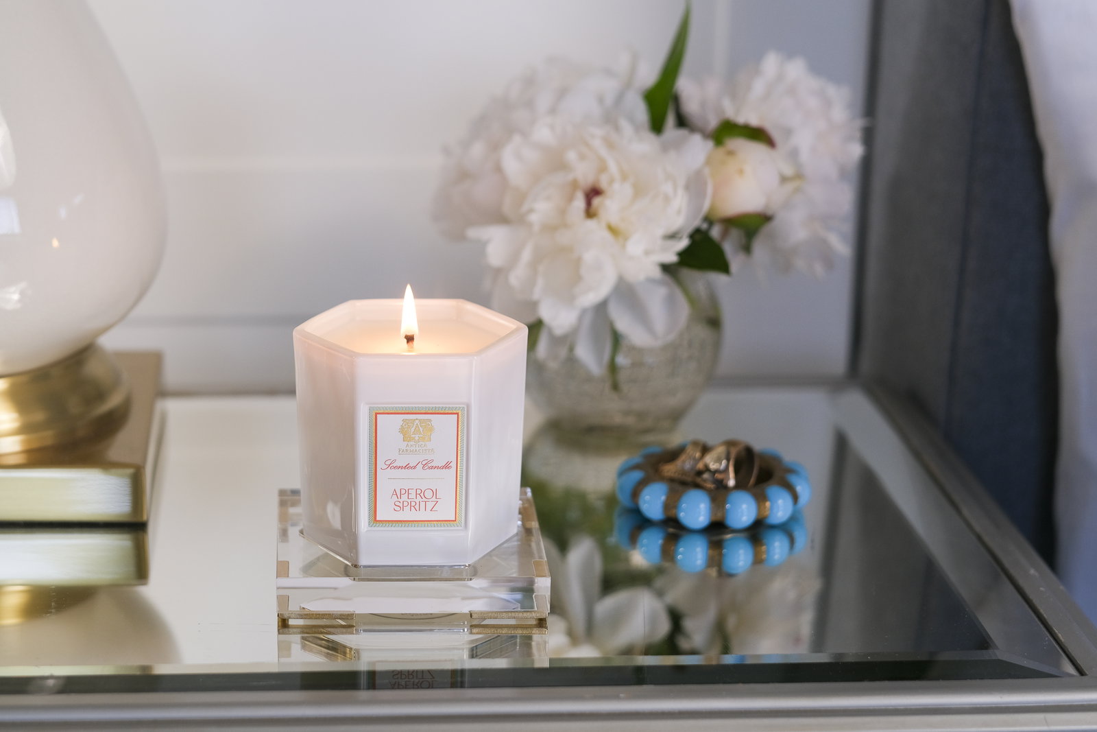 Aperol Spritz Candle