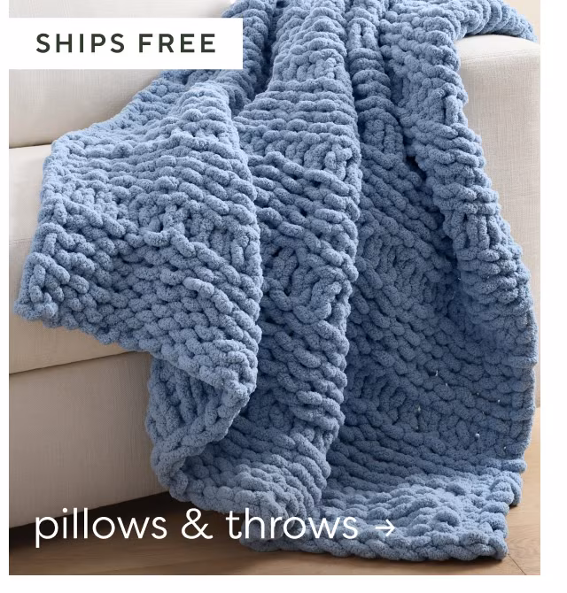 Pillows and throws