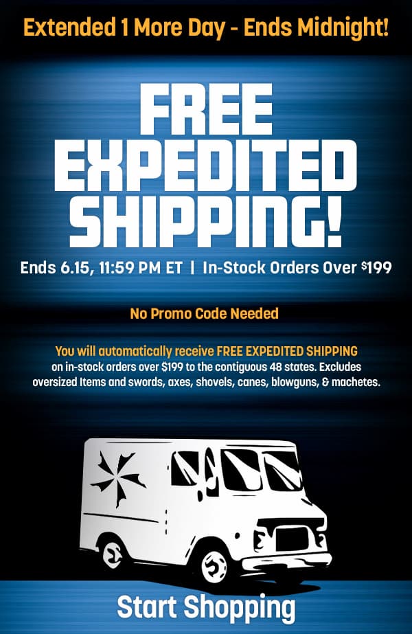 Free Expedited Shipping