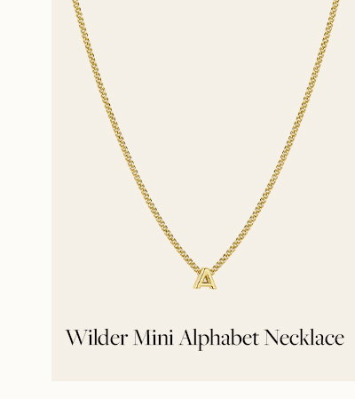 Wilder Mini Alphabet Necklace