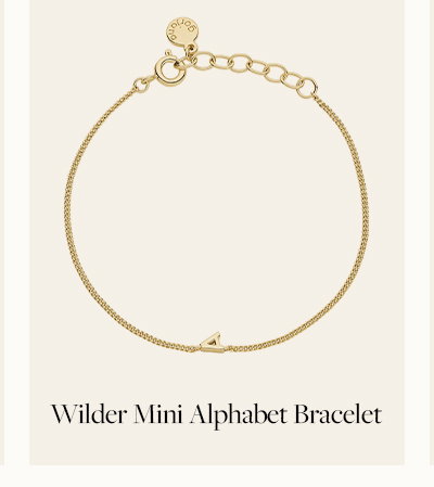Wilder Mini Alphabet Bracelet