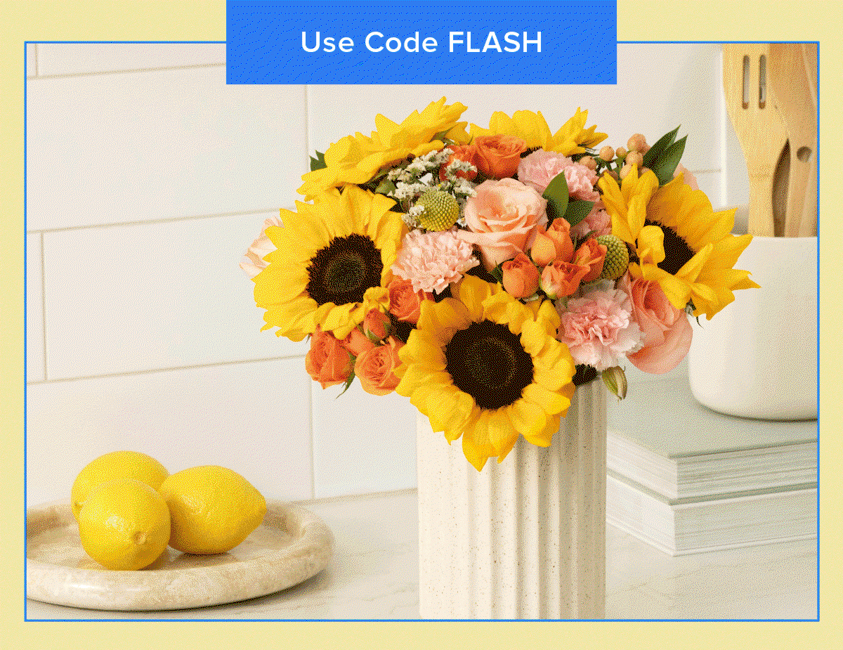 Pictures of Bouqs that are sale eligible. 