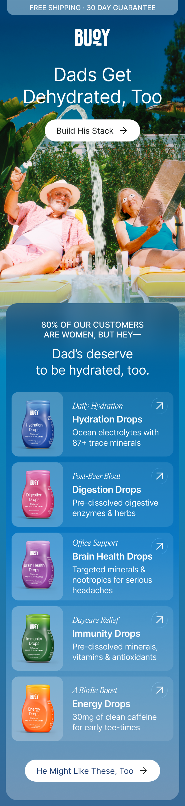 Dads get dehydrated, too