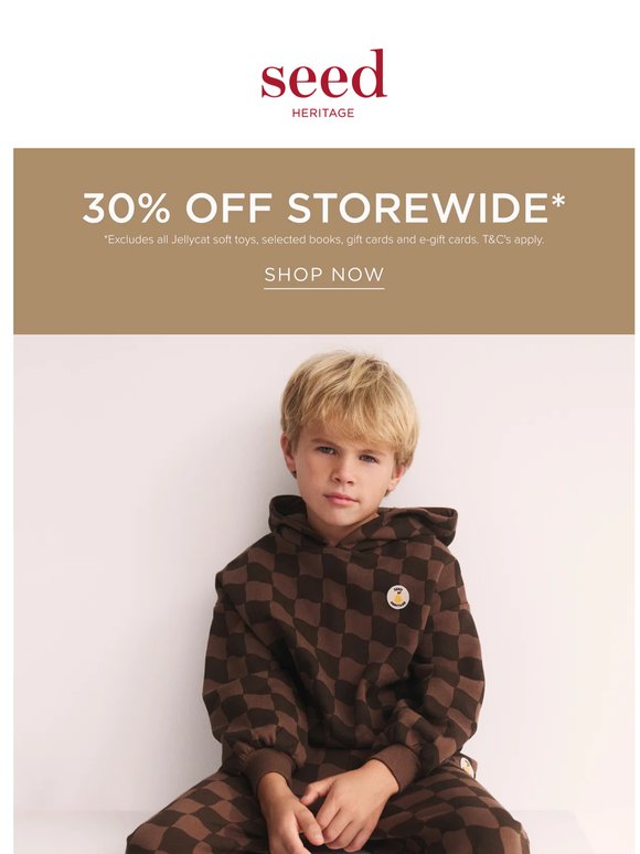 30% Off Storewide | Winter Warmers for Boy