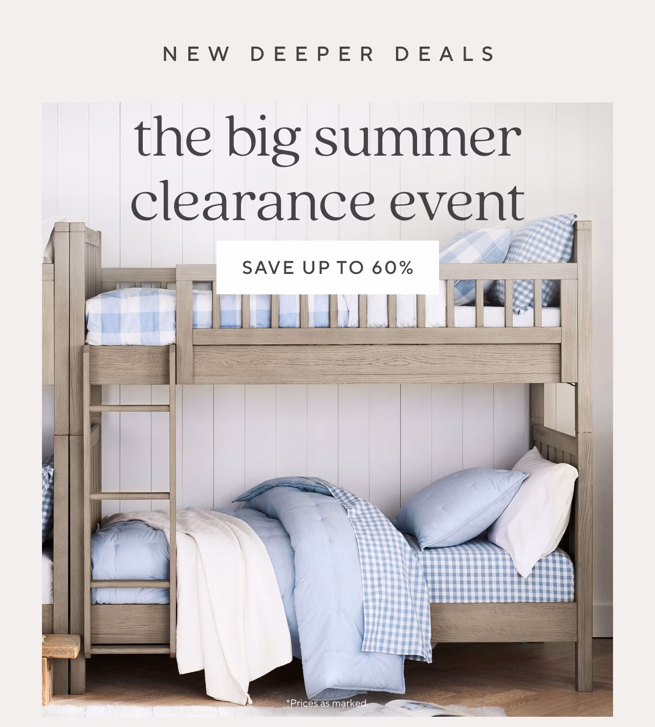 the big summer clearance event