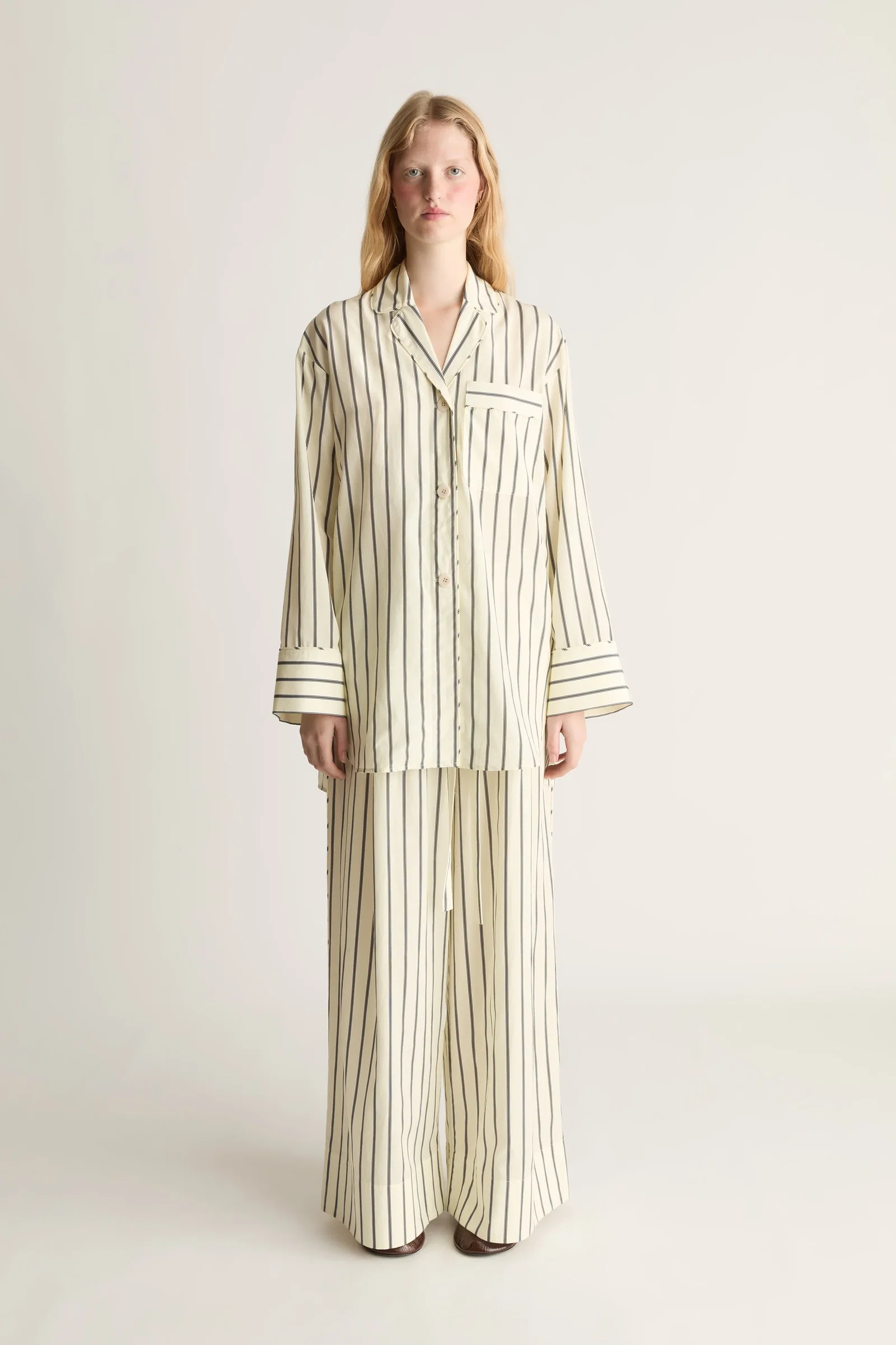Image of Ava Silk Cotton Shirt