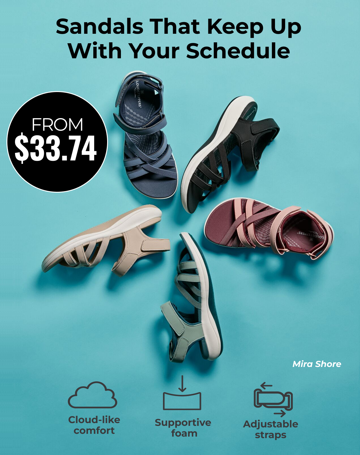 Sandals That Keep Up With Your Schedule From $33.74 | Shop Casual Sandals