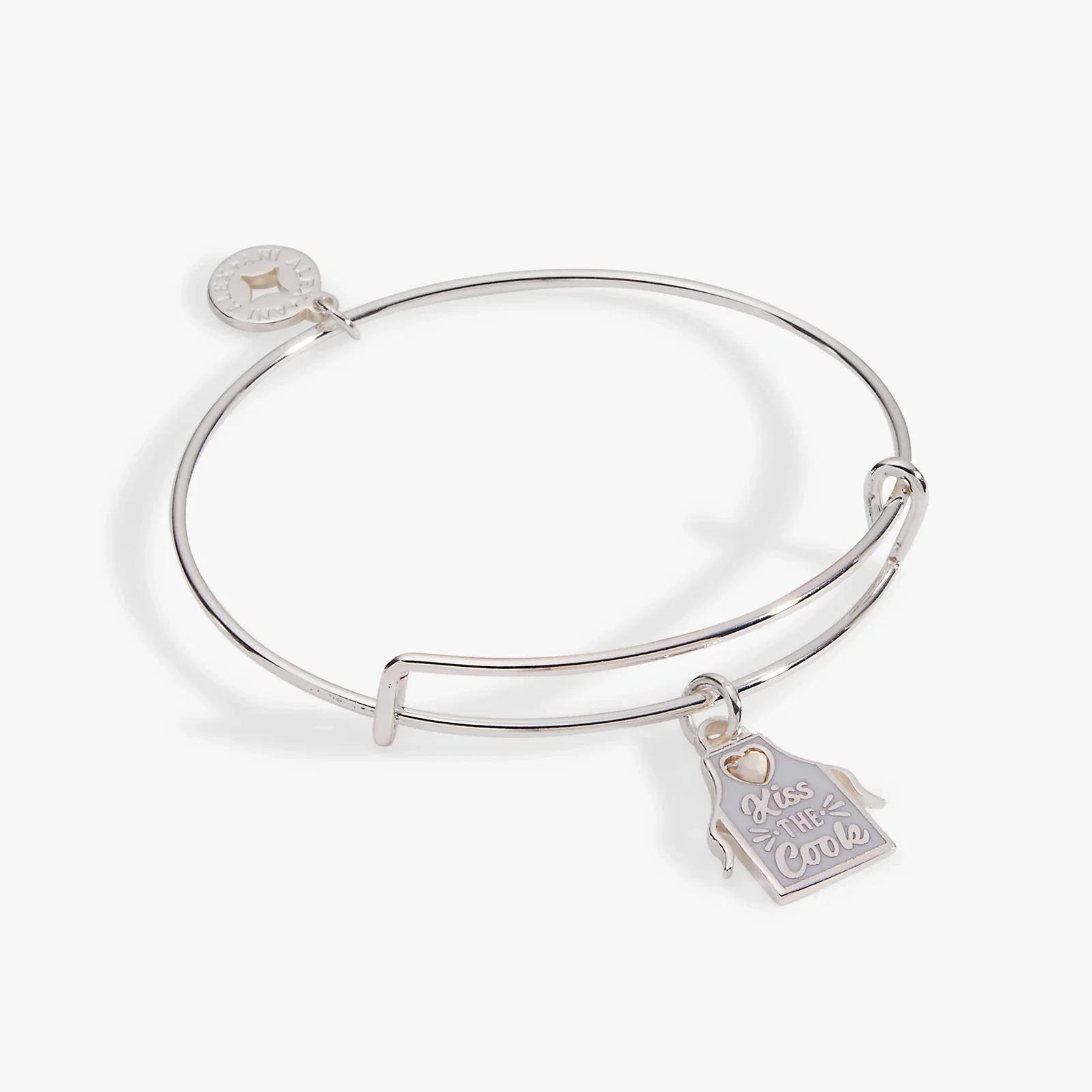 Image of 'Kiss The Cook' Apron Charm Bangle