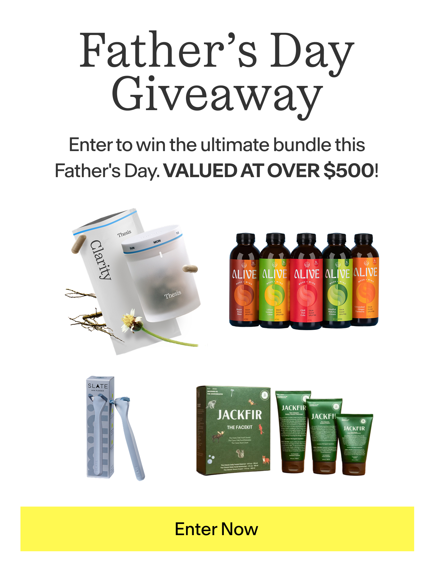 Father's Day Giveaway | Enter to win the ultimate bundle this Father's Day. VALUED AT OVER $500! ENTER NOW