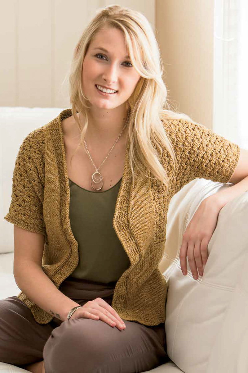 Sand Dollar Cardigan knitting pattern