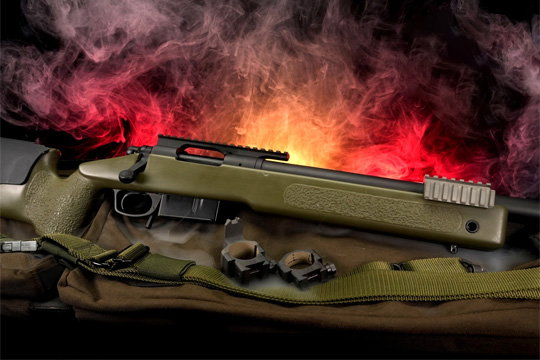 Remington Model 700 USMC M40A3-Style PWS-P Marked 7.62 NATO 25" M700 +Case
