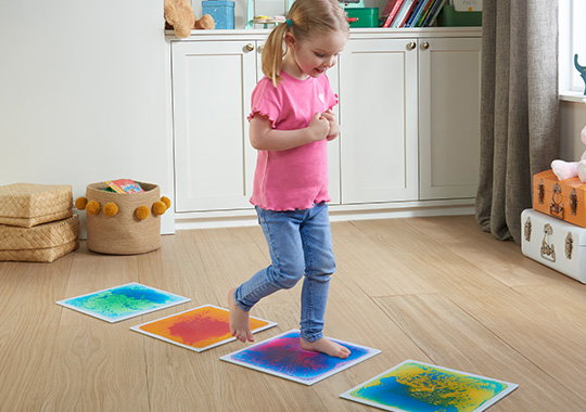 Play Factory Play Floor Tiles Liquid Sensory 4 Pack