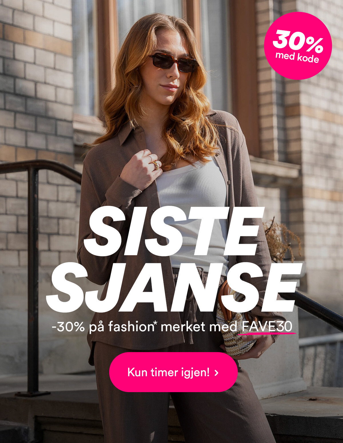 Siste sjanse: 30% på fashion merket med Fave30