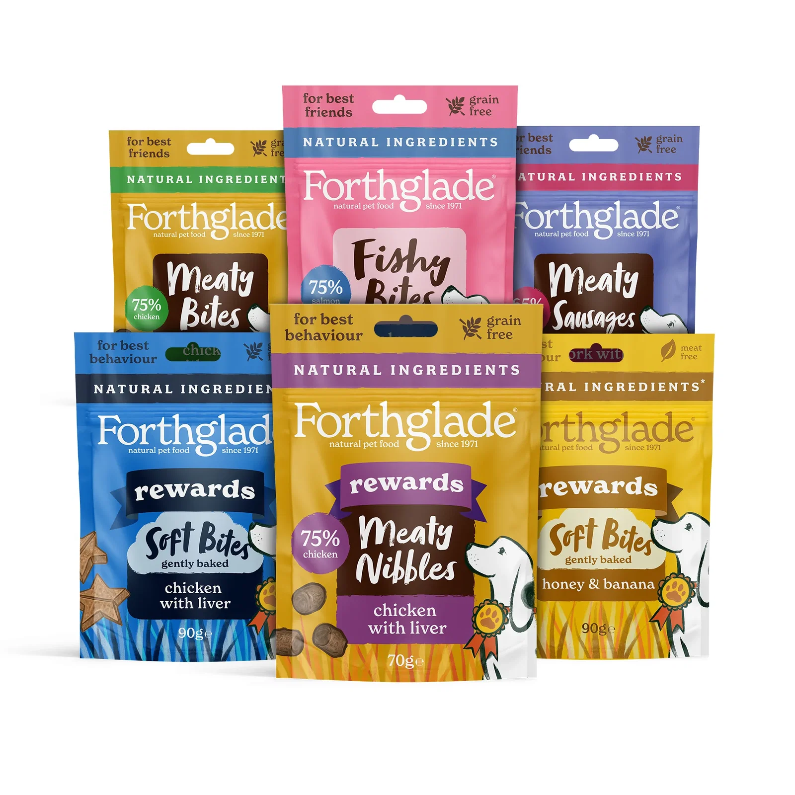 Image of Mega Treats Dog Training Treat Reward Bundle (6 x Bags)
