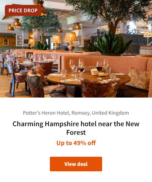 Charming Hampshire hotel near the New Forest