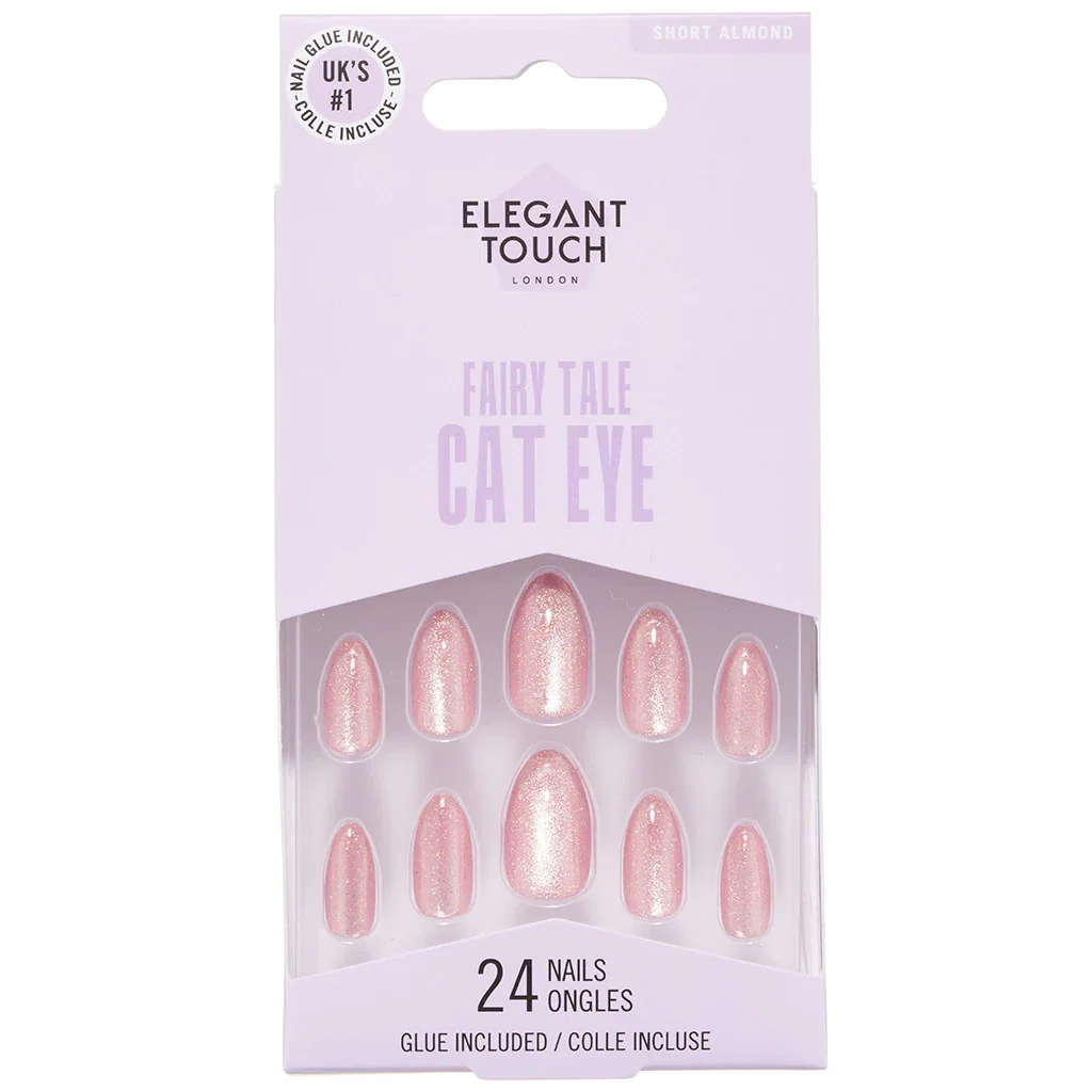 Image of Elegant Touch False Nails Almond Short Length - Aurora