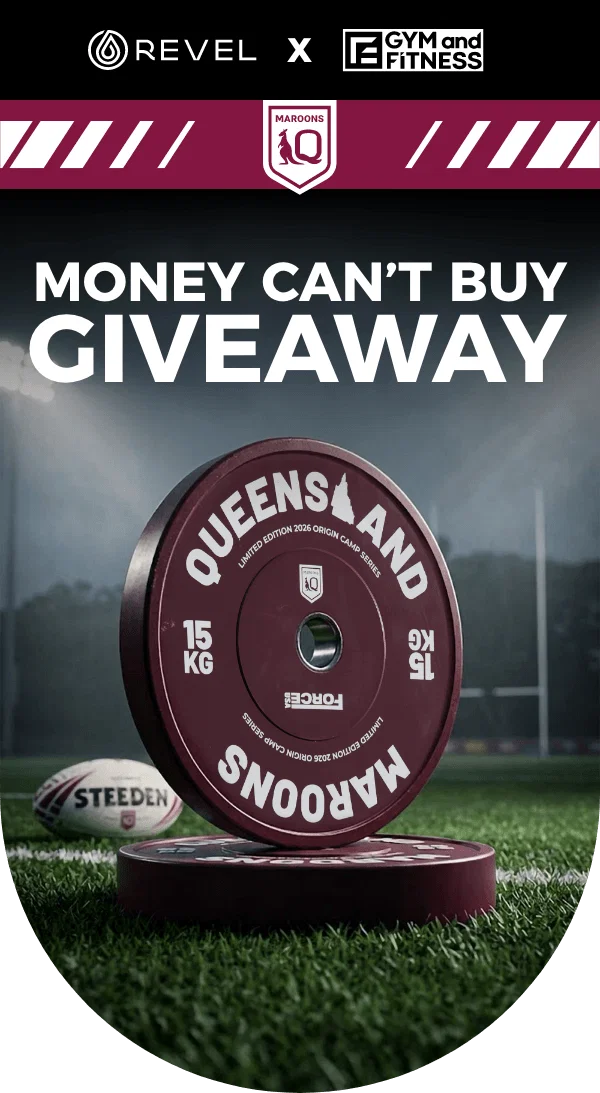 Revel X Gym and Fitness X Queensland Maroons | Money Can't Buy Giveaway