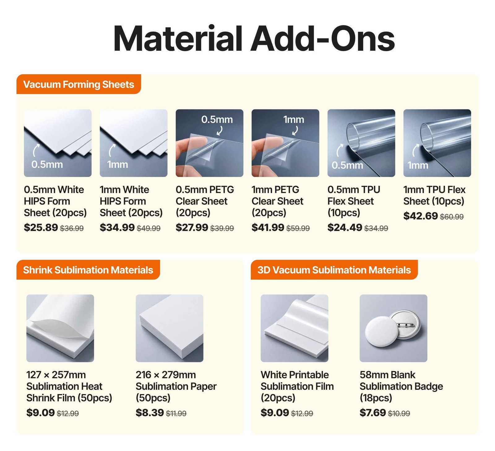 Material Add-Ons