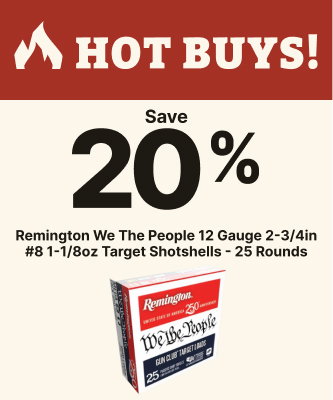 Remington We the People 12 Gauge 2-3/4in #8 1-1/8oz Target Shotshells - 25 Rounds