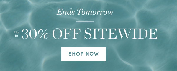 Up to 30% Off Sitewide