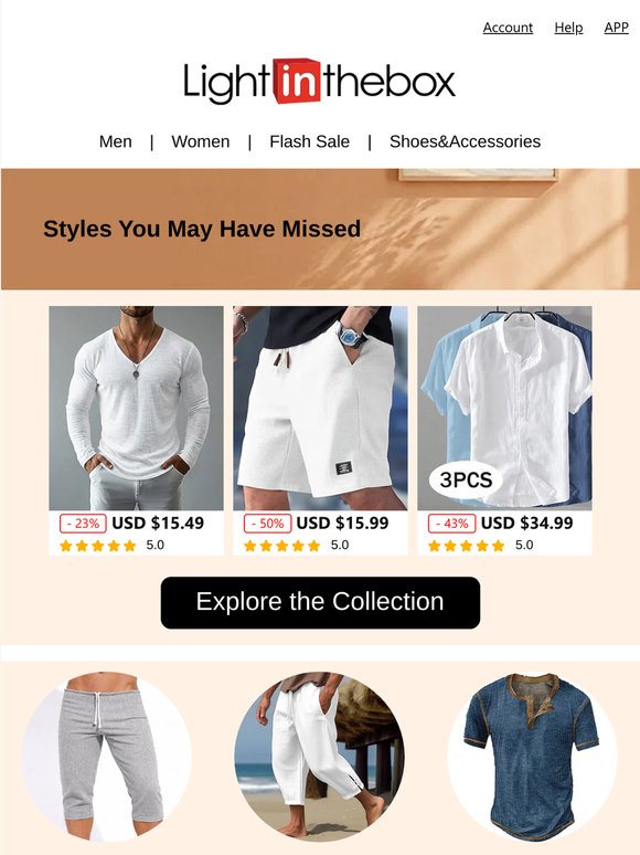 More Men's Clothing Picks You Might Like
