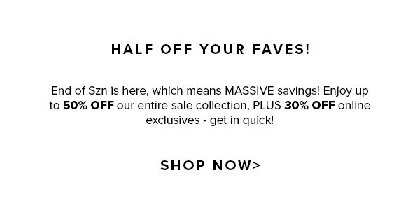 SHOP SALE