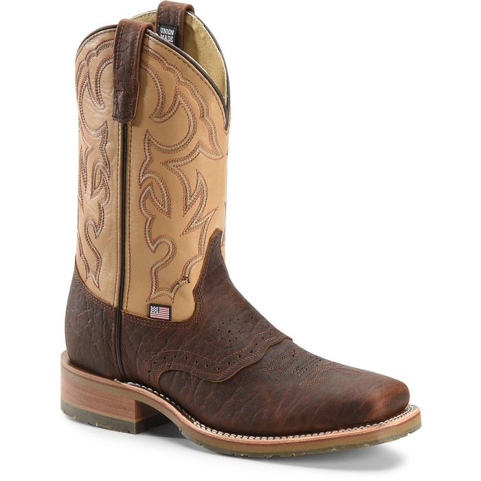Shop the graham steel toe western boot in tan