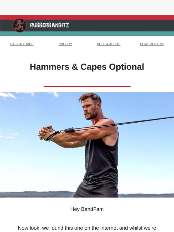 Get Jacked Like Thor?