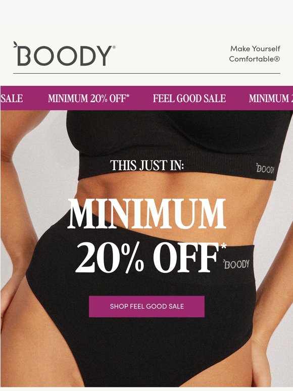 BREAKING: Minimum 20% Off* Sale Starts NOW