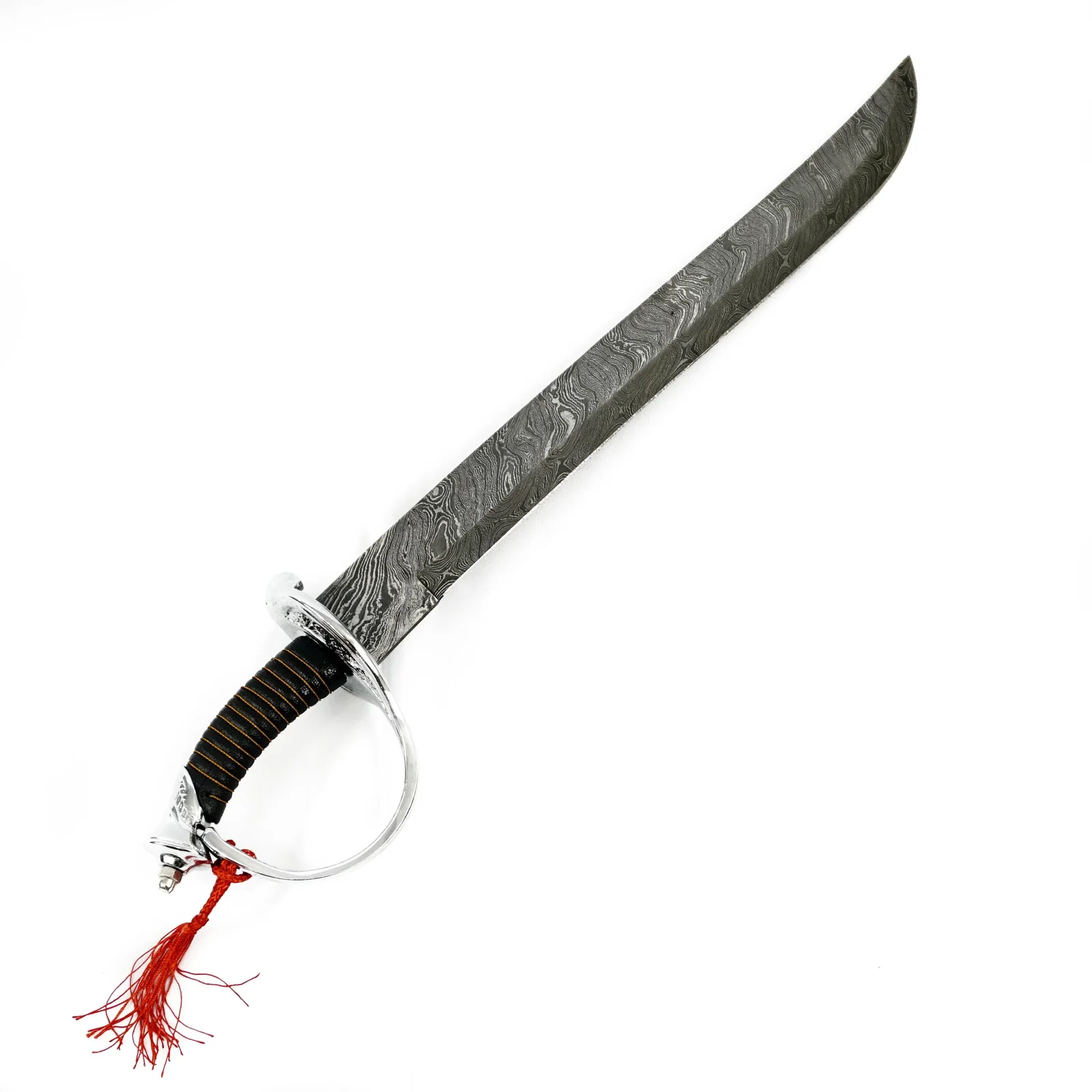 Image of Pirate Sword- High Carbon Damascus Steel -23"- Cutlass Sword