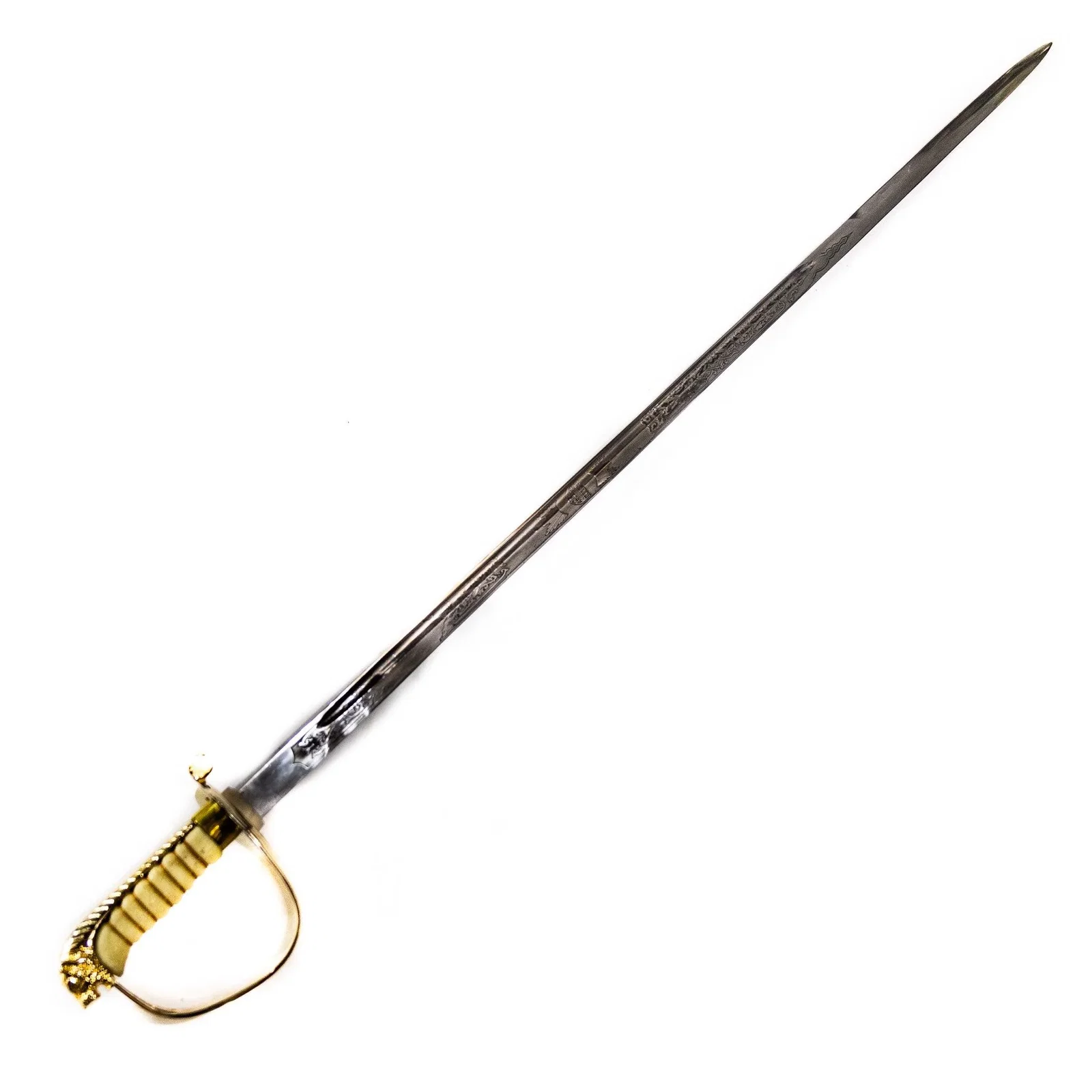 Image of Tiger Cavalry Sabre Sword- Stainless Steel -36" - Saber- Backsword
