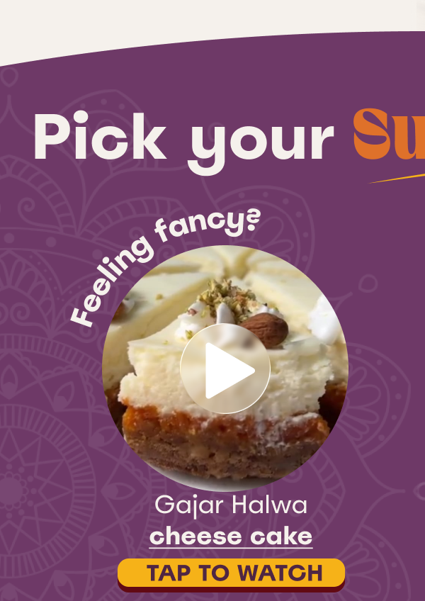Gajar Halwa cheesecake