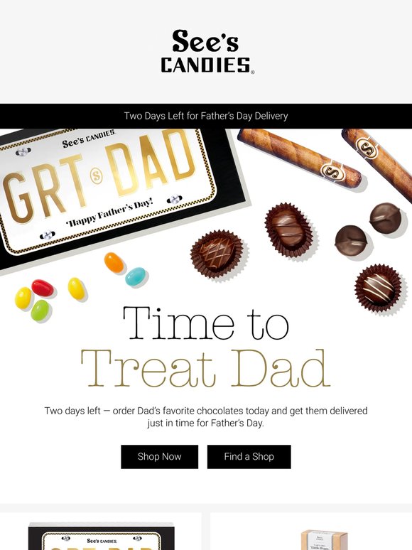 There’s Still Time for Dad’s Favorite Treats 🍫