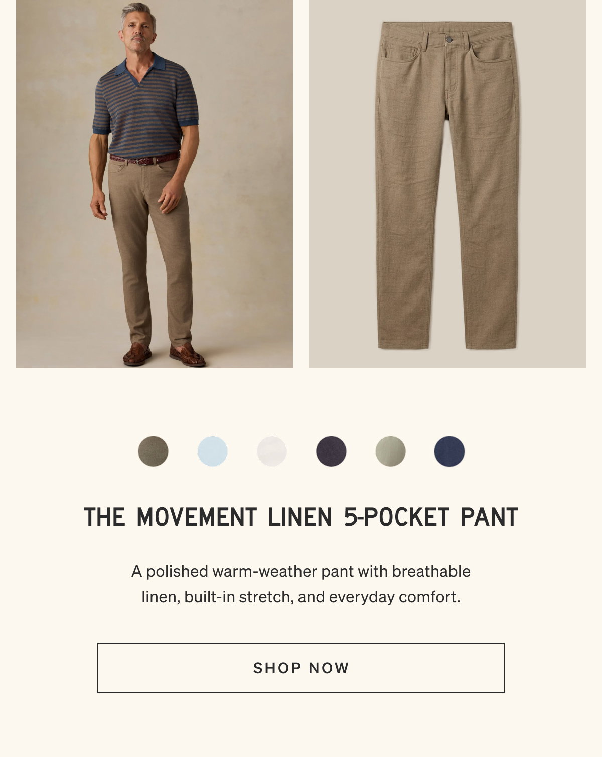 The Movement Linen 5-Pocket Pant