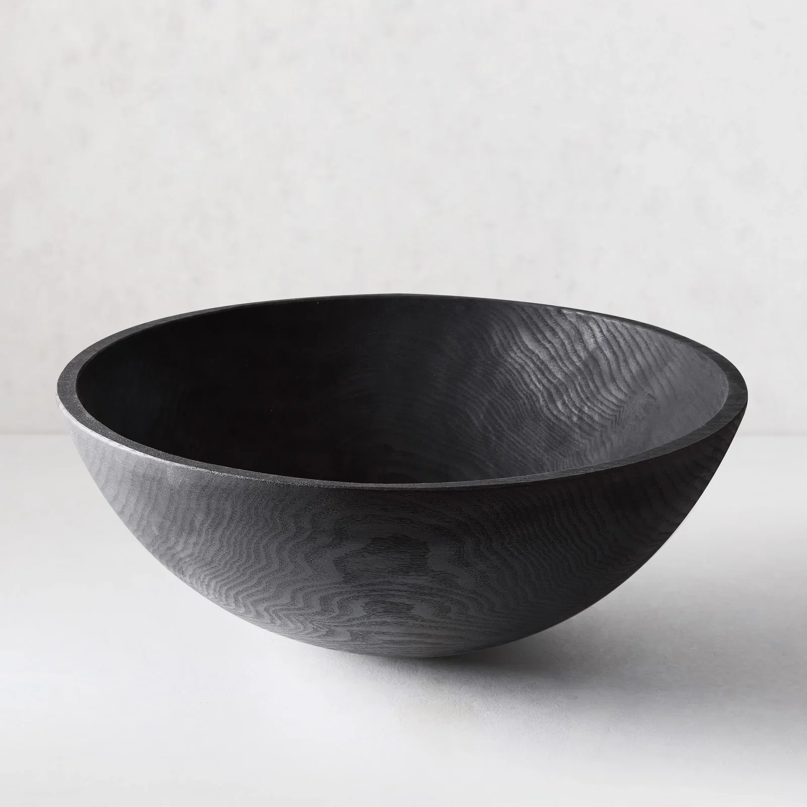 Image of Ebonized Wood Bowl, 21"