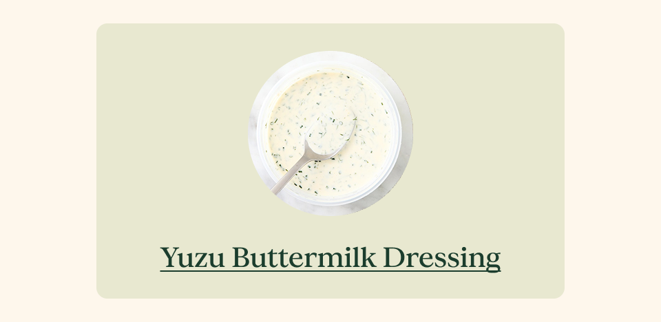 Yuzu Buttermilk Dressing