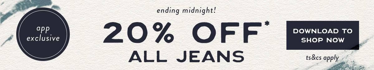 20% off Jeans