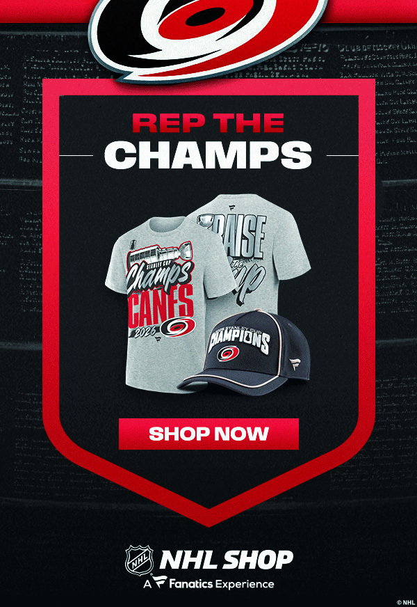 Shop 2026 Stanley Cup Champions gear today! Click here to shop.