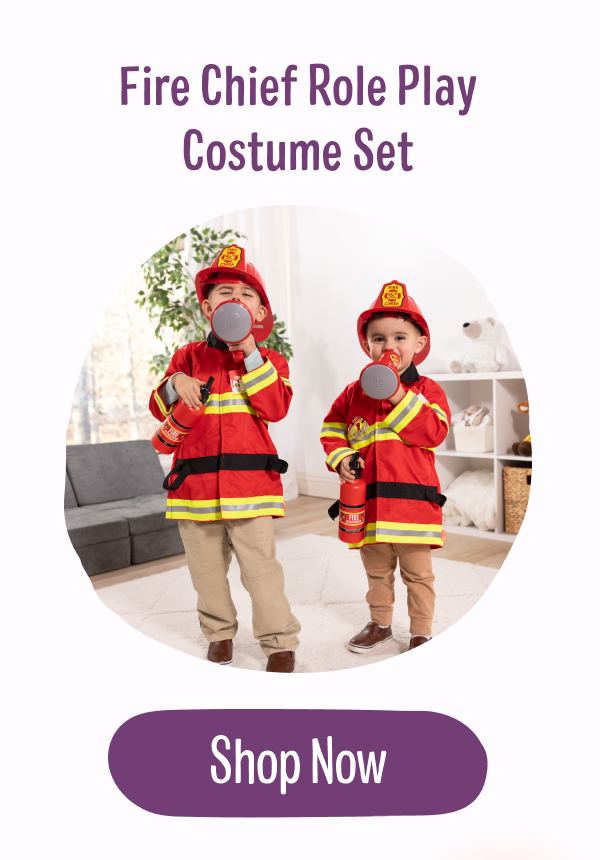 Fire Chief Role Play Costume Set